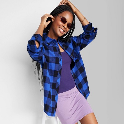 J.crew Checked Blouse brown-light blue check pattern casual look Fashion Blouses Checked Blouses 