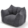 NicBex 47" Giant Bean Bag Chair for Adults,Chenille  Bean Bag Couchwith High-Resilience Foam,Square Lounge Chair Indoor,Living Room Furniture - 2 of 4