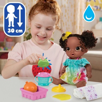 Baby Alive Fruity Sips Baby Doll - Black Hair/Brown Eyes