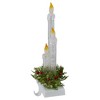 Northlight 9" Battery Operated LED Lighted Candle Christmas Stocking Holder - image 2 of 4