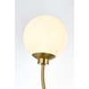 Elegant Lighting Nyomi 42-Inch Brass Chandelier with Artistic Design Motif - 2 of 4