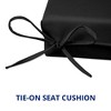 Peace Nest Waterproof Outdoor Chair Cushions Set of 4 with Ties for Patio Furniture - 4 of 4