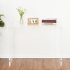 Transparent Acrylic Console Table – Modern Narrow Side Table | Compact Clear Accent Furniture for Living/Dining Room| 38.2" L x 15" W x 29.3" H - 3 of 4