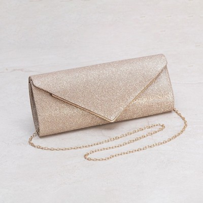 FATMOON Evening Clutch Purses,Sparkling Envelope Style with Detachable Chain - Lightweight and Luxurious Party Handbag with Magnetic Closure