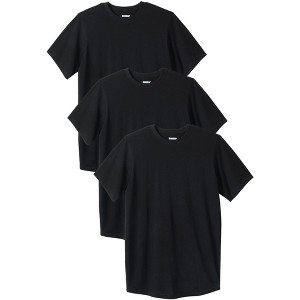 KingSize Men's Big & Tall 3-Pack Cotton Crewneck Undershirt - 1 of 4