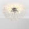 Rennnsan Thrista 20"W 5-Light Sputnik Dandelion Crystal Modern Glam Dimmable Flush Mount - 2 of 4
