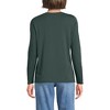 Lands' End Women's Relaxed Supima Cotton Long Sleeve Crew Neck T-Shirt - 2 of 4