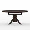 Glenwillow Home Single Pedestal Butterfly Leaf Dining Table with Self-Storing Leaf - image 2 of 4