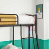 APRILSOUL Heavy Duty Metal Bunk Bed Full Over Queen Bunk Bed Frame for Adults, Noise Free Frames, No Boxing Spring Needed - 2 of 4