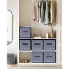 SONGMICS Storage Cubes Non-Woven Fabric Bins with Double Handles Set of 6 Closet Organizers for Shelves Foldable for Clothes - 2 of 4