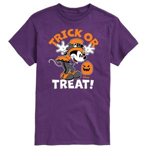 Men's - Disney - Mickey Mouse Trick or Treat Short Sleeve Graphic T-Shirt - 1 of 4