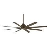 65" Minka Aire Modern Outdoor Ceiling Fan with Remote Control Oil Rubbed Bronze Wet Rated for Patio Exterior Porch Gazebo Barn