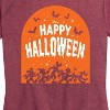 Women's - Disney - Happy Halloween Tombstone Short Sleeve Graphic T-Shirt - 2 of 4