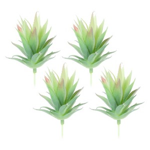 Unique Bargains Mini Unpotted Realistic Textured Garden Decoration Fake Succulent Plants - 1 of 4