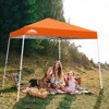 EAGLE PEAK Slant Leg Pop-up Canopy Tent Easy One Person Setup Instant Outdoor Beach Canopy Folding Portable Sports Shelter - 2 of 4