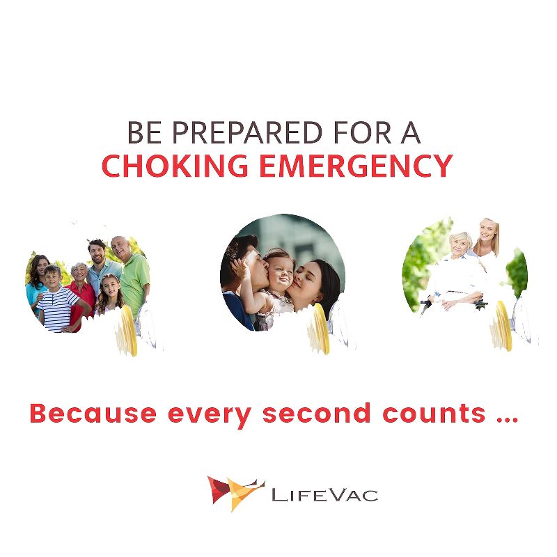 LifeVac Choking Rescue Device Home Kit for Kids and Adults | First Aid Airway Blockage Assist Device with Practice Mask Included, 5 of 10