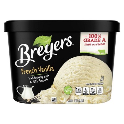 Breyers Original French Vanilla Ice Cream - 48oz : Target