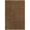 Unique Loom Solid Shag Solid Indoor Woven Area Rug - 2 of 4