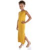 24seven Comfort Apparel Girls Side Slit Maxi Dress - 2 of 4