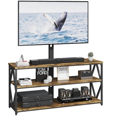 LACOO 3-in-1 Flat Panel TV Stand Fit 32-65" TV with 3-Tier Storage Rack