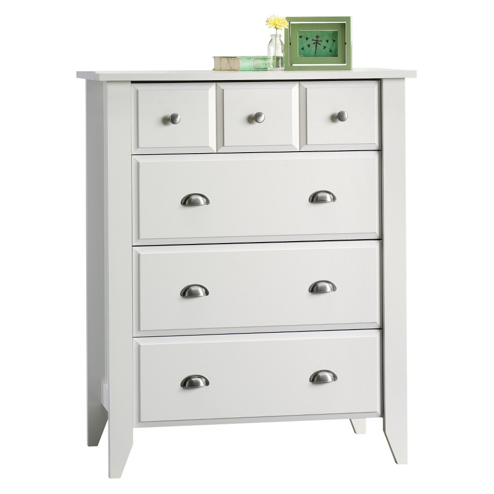 Photos - Dresser / Chests of Drawers Sauder Shoal Creek 4 Drawer Chest Soft White  
