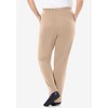 Woman Within Plus Size 7-Day Knit Straight Leg Pant - 3 of 4