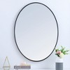 Elegant Lighting Metal frame oval mirror 40 inch in Black - 2 of 4