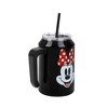 Disney Minnie Mouse Character Head 30 Oz Black Stainless Steel Tumbler Can - 3 of 4
