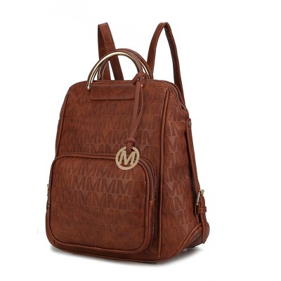 MKF Collection Torra Milan “M” Signature Trendy Spacious Backpack by Mia K