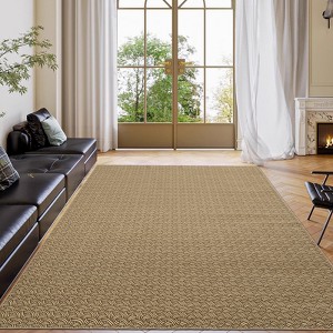 Nasitip Realistic Braided Area Rug,Machine Washable Non-Shedding Modern Abstract Rug for Bedroom,Dining Room,Home Office - 1 of 4