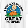 Women's - Peanuts - I Believe In The Great Pumpkin Short Sleeve Graphic T-Shirt - 2 of 4