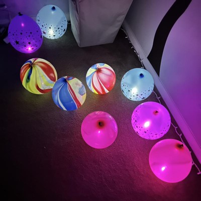 15ct Illooms Led Light Up Mixed Solid Balloon : Target