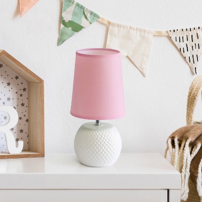 Studded Texture Ceramic Table Lamp - Simple Designs