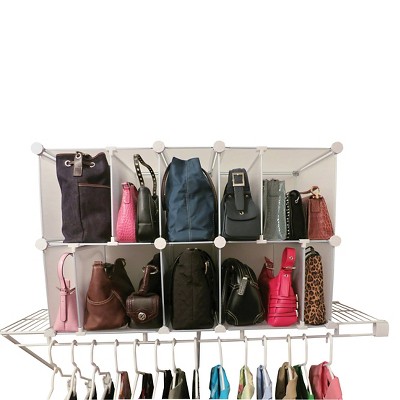 clear handbag organiser