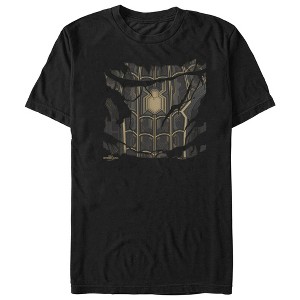 Men's Marvel Spider-Man: No Way Home Ripped Black Suit T-Shirt - 1 of 4
