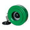 Hydrofarm ACDF10 Active Air 10 Inch Inline Duct Fan Blower with Mount Brackets, Low Noise Output, and UL Components Rated for 760 CFM, Green - 2 of 3