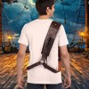 HMS Leatherlike Backstrap Sword Holder Adult Costume Accessory | Lace Up - 4 of 4