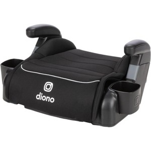 Diono Connect3 R Backless Booster Car Seat, Black Storm - 1 of 4