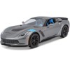 2017 Chevrolet Corvette Grand Sport Gray Metallic 1/24 Diecast Model Car by Maisto - 2 of 3