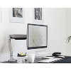 Mount-It! Single Monitor Arm Desk Mount | Full Motion Articulating Height Adjustable | Fits 21 - 32 in | Gas Spring, Clamp and Grommet Base | Silver - 4 of 4