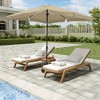 Clihome 8 Ft. x 10 Ft.Outdoor Patio Cantileve Square Umbrella with Crank Lift,Waterproof and Fade-Resistant Skirted Canopy,Without Base - 2 of 4