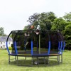 VisioGear Trampoline for Kid, Trampoline with Safety Enclosure Net, Trampoline with Basketball Hoop, Multicolored, 192"*192"*108" - 4 of 4