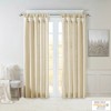 Gracie Mills Elroy Twist Tab Lined Faux Silk Window Curtain Panel - 2 of 4