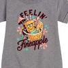 - SpongeBob SquarePants - Feelin Fineapple Graphic Short Sleeve Fleece Dress - 2 of 4