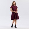 Women's Short Sleeve Button-Down Mini Shirtdress - Universal Thread™ - 4 of 4