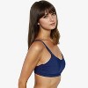Calypsa Women's Plus Size Adjustable Strap Swim Bra - 2 of 2