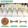 Unique Bargains Polyester Strong Stretchability Wedding Party Chair Sashes 100 Pcs - 2 of 4