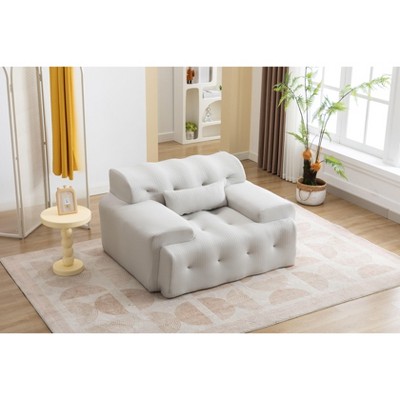 CAVINAS Cloud Couch Large Chair Lounge Chair Upholstered Sofa Couch with Pillow for Living Room