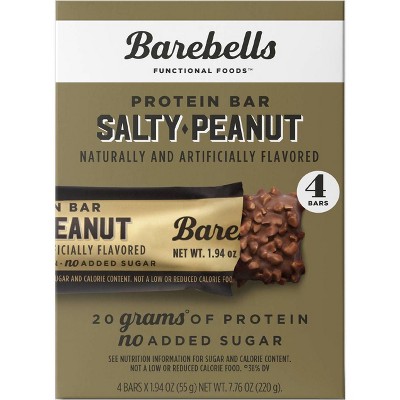 Barebells Nutrition Bars - Salty Peanut - 7.76oz/4pk