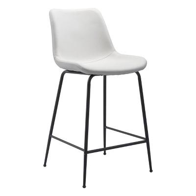 Zuo Byron Counter Stool White